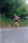 Mike at the National Road Relay, 2001